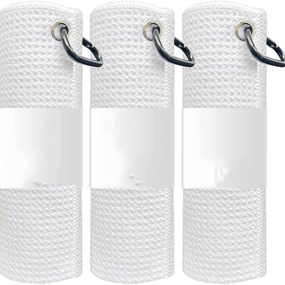 3 Pack Microfiber Waffle Weave Performance Golf Sport Towels 12 Color Choices - Picture 10 of 12